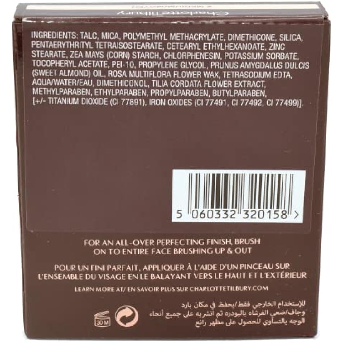 Charlotte Tilbury Airbrush Flawless Finish Skin Perfecting Micro Powder MEDIUM by CHARLOTTE TILBURY