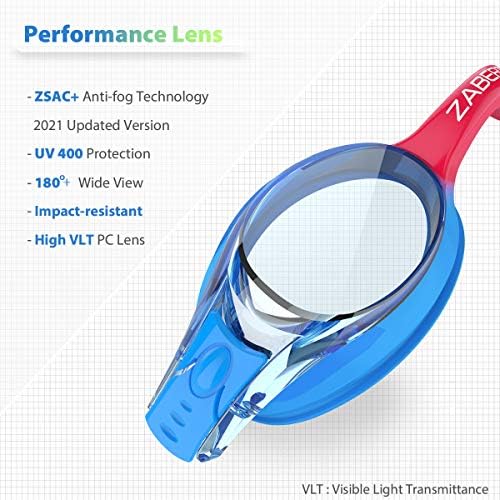 ZABERT K20 Kids Swimming Goggles for Kids Age 3-10 Years