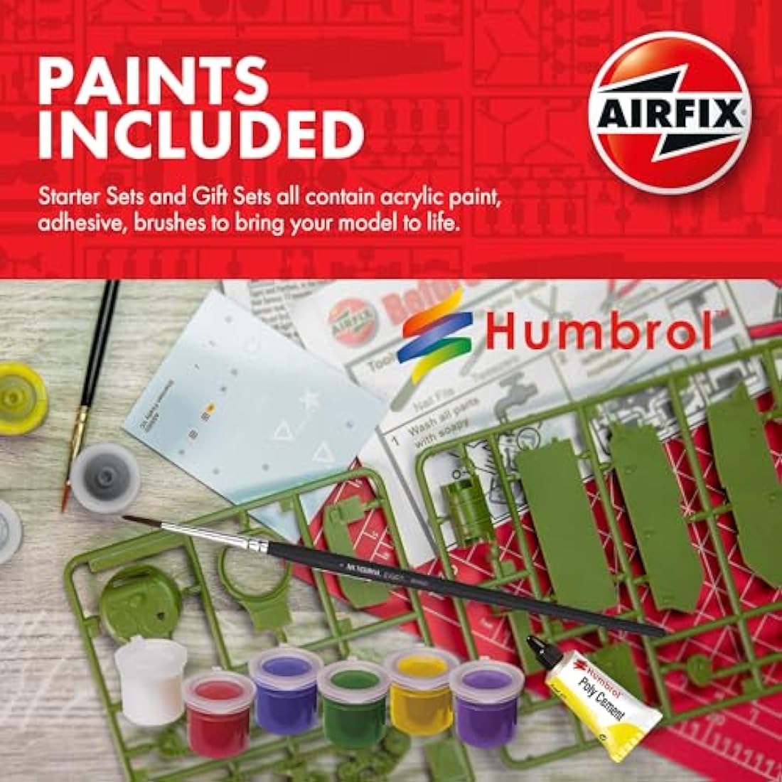 Airfix Hanging Model Aircraft Kits - BAE Harrier GR.9A Model Building Set, 1:72 Scale Model Plane Kit for Adults & Kids 8+ - Aircraft Models Military Gifts for Men to Build, Skill Lvl. 2