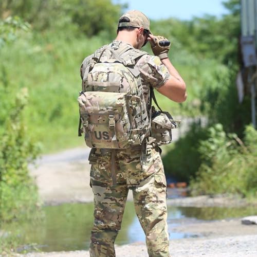 MT Military Army MOLLE 2 Tactical Assault Backpack, Rifleman 3 Day Pack, Medium Rucksack Multicam Camo