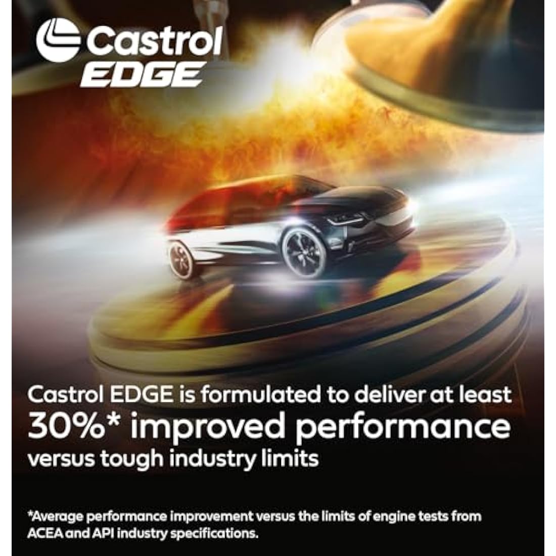 Castrol Edge 0W-30 LL Longlife Engine Oil, 1L, Gold