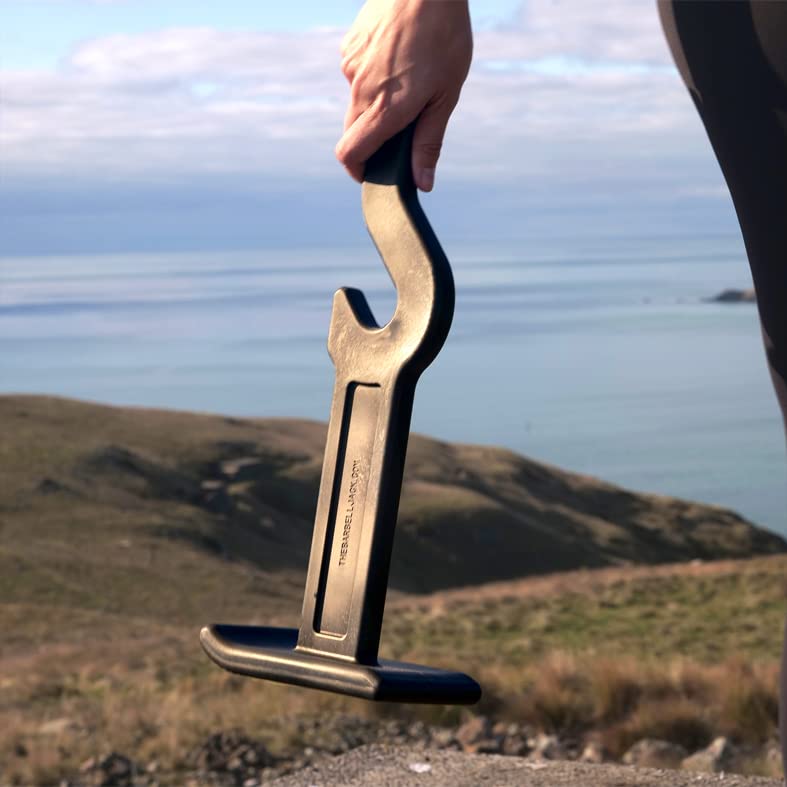 Barbell Jack | Optimise your Workout, Reduce Injury Risks, Quality Single Deadlift Jack, Gymbag Essential. Lifts 250 kg (550 lb) | Resistance Band