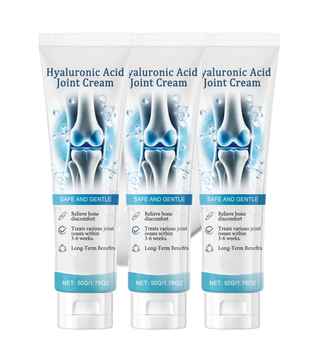 3PCS Arthroheal Hyaluronic Acid Joint Repair Cream - Pain Relief Cream - Deep Penetrating Freeze Gel, Non-Greasy Fast Absorption for