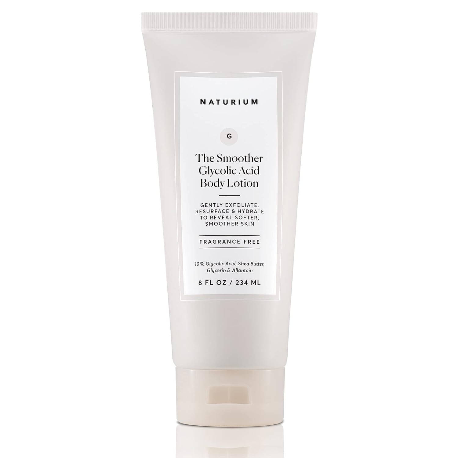 Naturium The Smoother Glycolic Acid Body Lotion, Resurfacing & Exfoliating Treatment, with 10% Glycolic Acid | 16.9 FL OZ / 500 ML