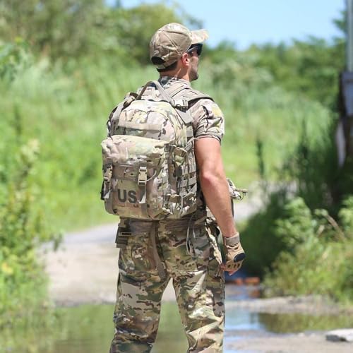 MT Military Army MOLLE 2 Tactical Assault Backpack, Rifleman 3 Day Pack, Medium Rucksack Multicam Camo