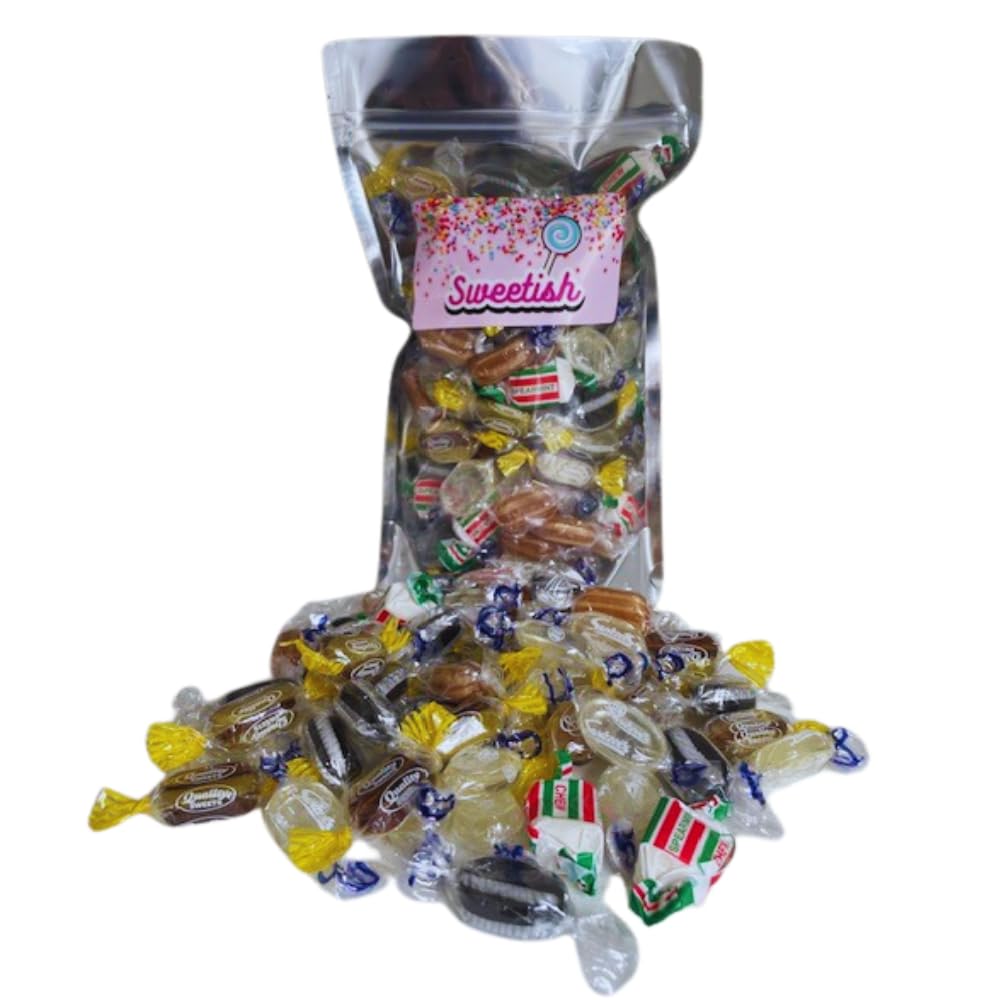 Assorted Classic Mints - Wrapped Mint Sweets Pick And Mix - 1 Kilo Bulk Pouch - 1KG - Assorted Sweet Pick and Mix for Parties, Gifts, and Sharing By