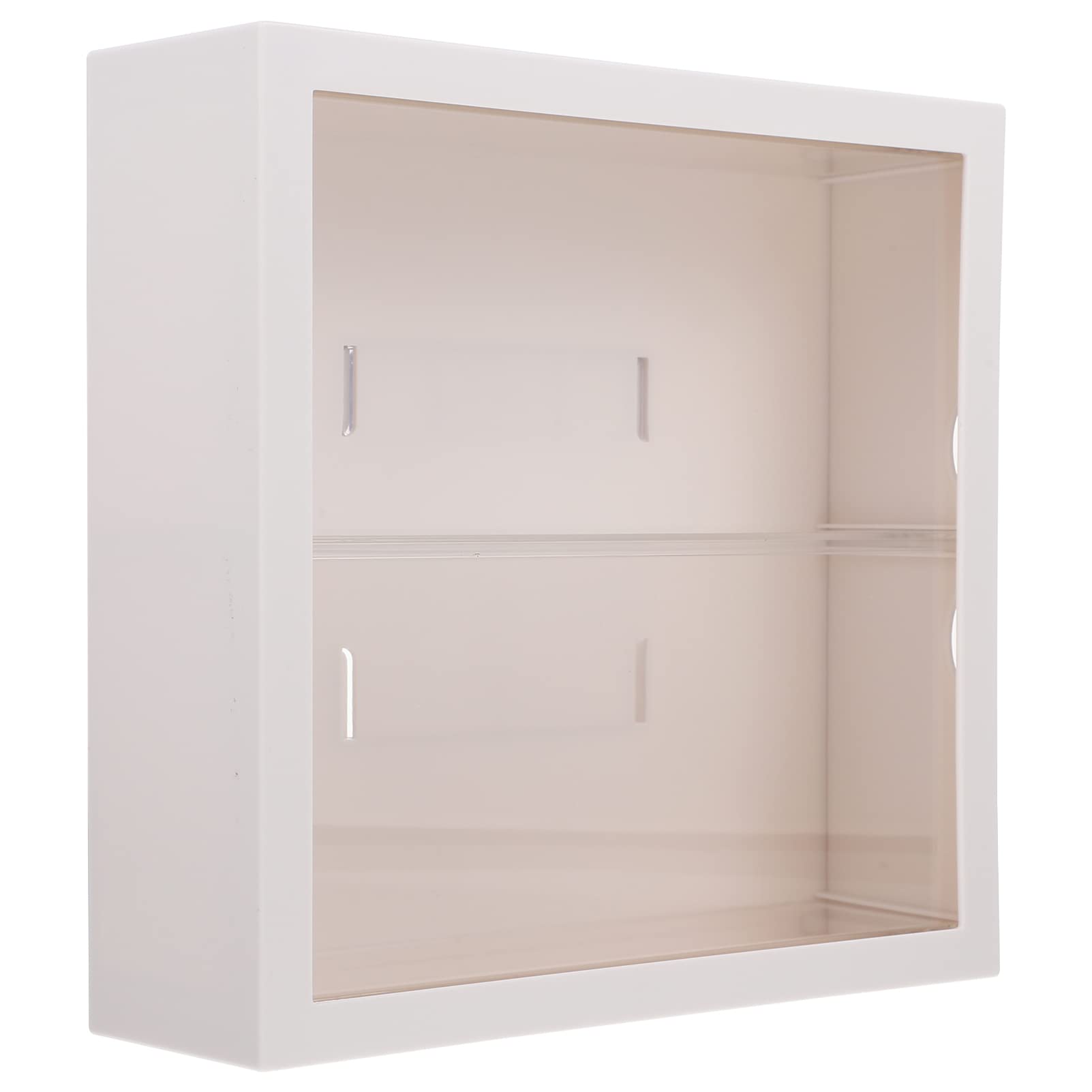 FOMIYES Wall Clear Holder Action Figure Display Case Wall Mounted Display Box Cabinet Collectibles Toy Doll Anime Model Shoe Organizer for Bathroom