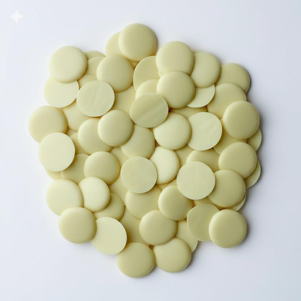 Belcolade Easy Melt Belgian White Chocolate Buttons - 1kg