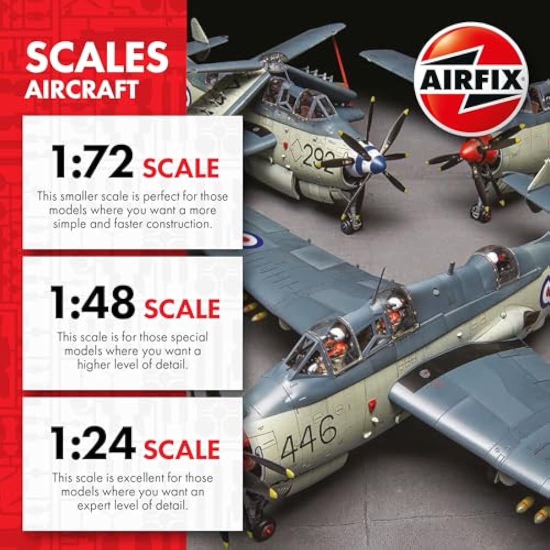 Airfix Hanging Model Aircraft Kits - BAE Harrier GR.9A Model Building Set, 1:72 Scale Model Plane Kit for Adults & Kids 8+ - Aircraft Models Military Gifts for Men to Build, Skill Lvl. 2