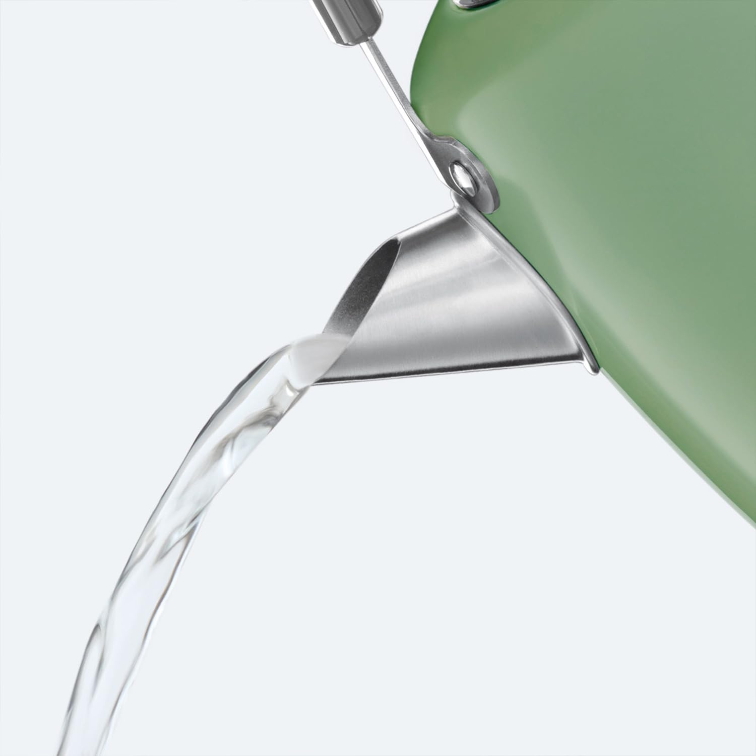 Russell Hobbs Electric Kettle (For Hot Water, Tea or Coffee, 1.5L, Fast Boil, Stainless steel with grey accents, Pull off lid, Perfect pour spout,
