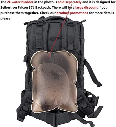 Seibertron Falcon Tactical Water Repellent Hiking Camping Backpack Compact Assault Pack Summit Bag