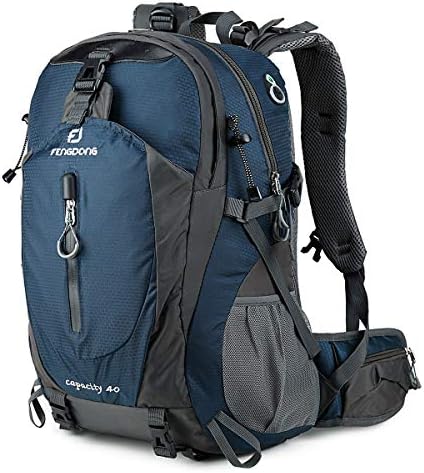 FENGDONG 40L Lightweight Waterproof Backpack for Hiking Camping Travel for Men and Women