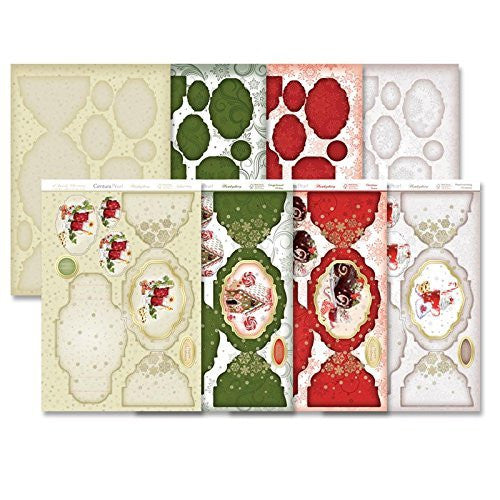 hunkydory a family christmas diarama card kit