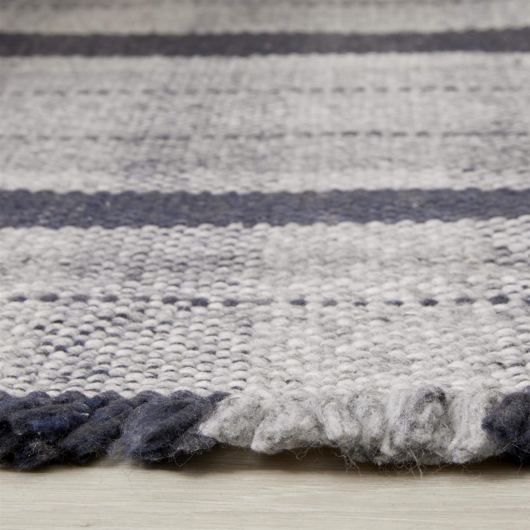 Highland Navy Checkered Rug