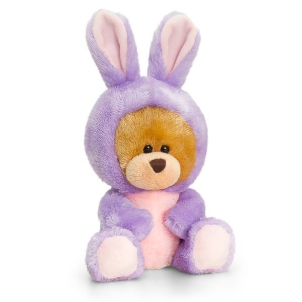 Keel Toys 14cm Pipp The Bear Bunny Rabbit Purple Ones-sie Cuddly Teddy Soft Toy