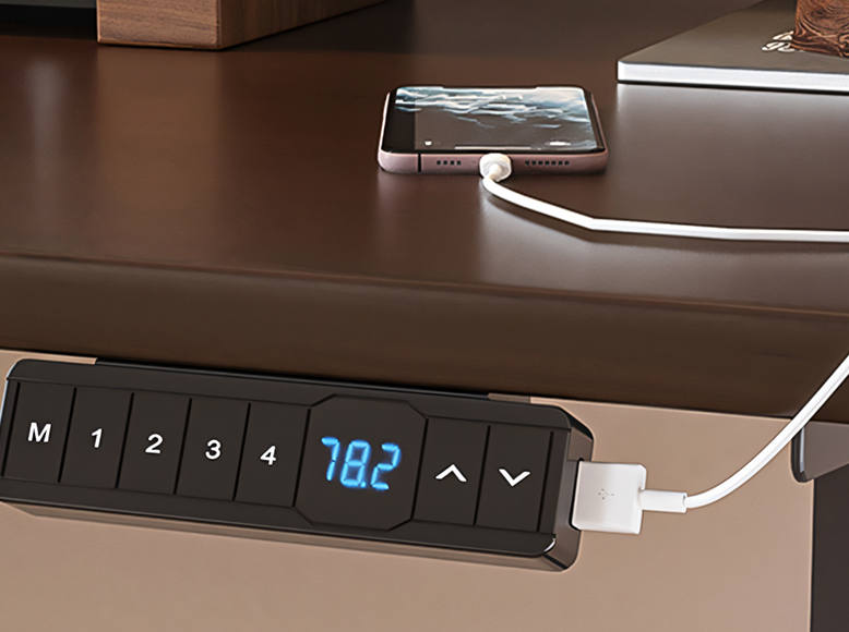 Smart Electric Standing Office Desk, Computer Corner Desk