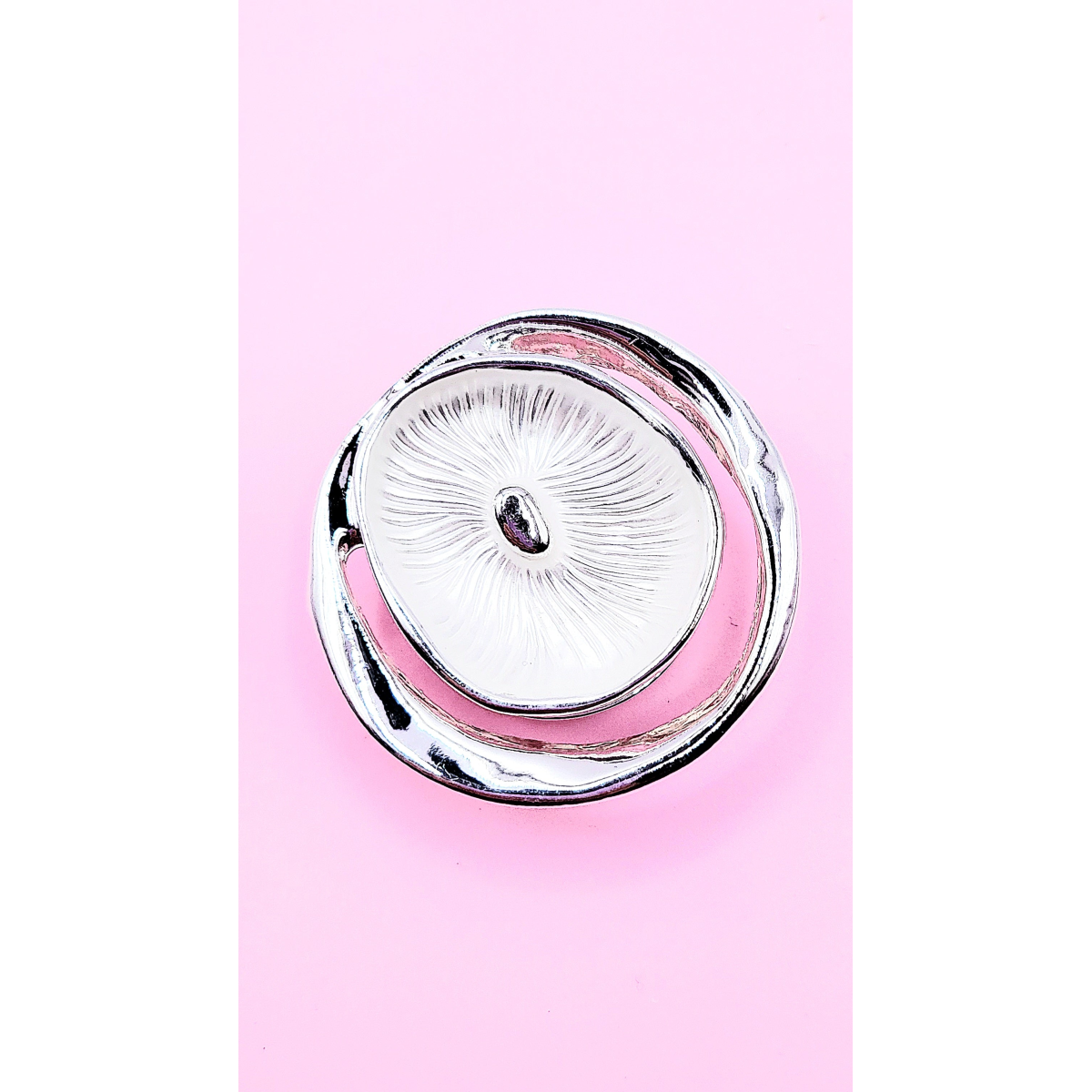 Abstract Magnetic Lilly Brooch