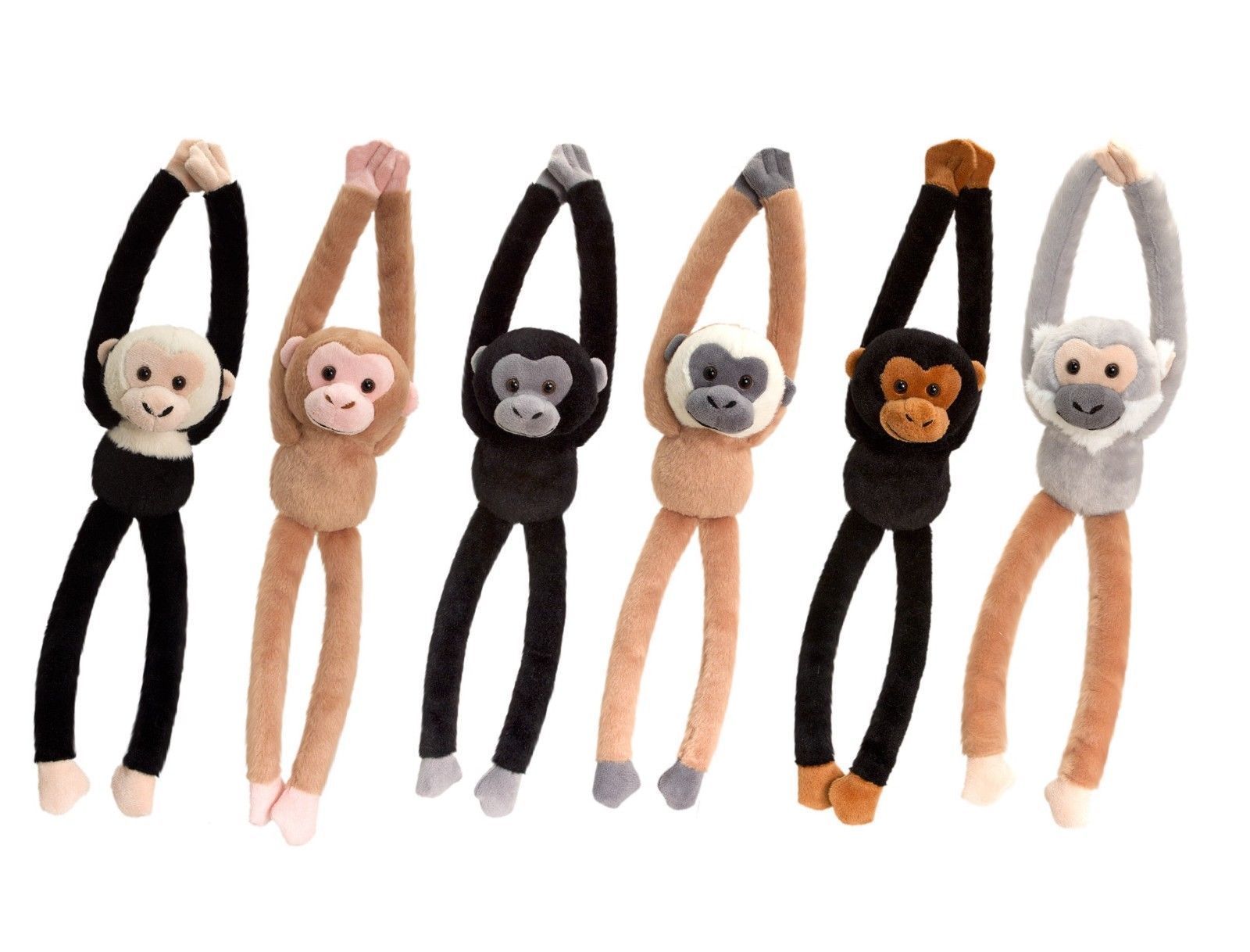 Keel Toys chattering Hanging Monkey With Sound 46cm 6 Designs one supplied