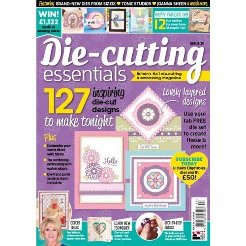 Fustellatrice Essentials Magazine Issue 24 + free opacizzante Nesting mix & Match die set