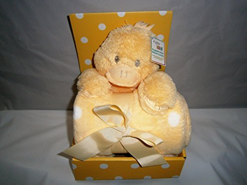 Plush Huggable Animal & Plush Blanket Combo Gift set (Duck)