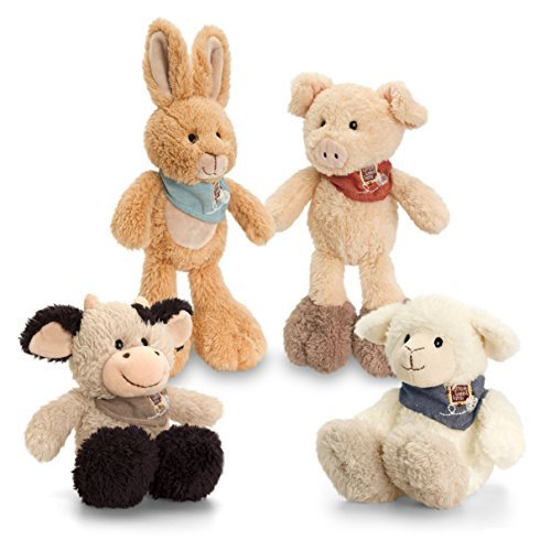 Keel Toys - Tumbleweed Farm Soft Toy with Bandana - 15cm set
