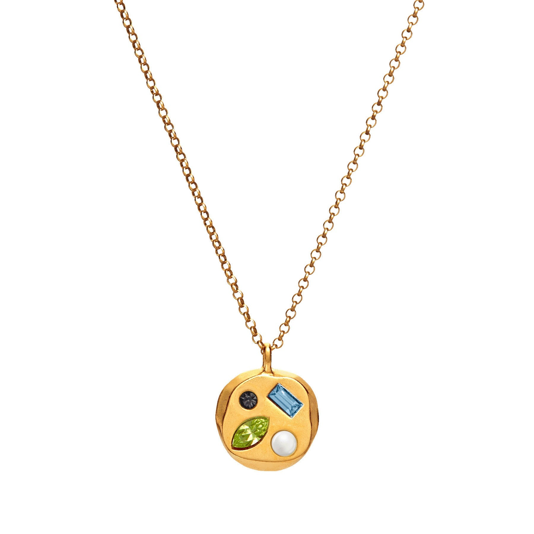 Colorful Zircon Mom Necklace December Birthday Stone Valentine's Day Gift Gifts For Moms Necklace