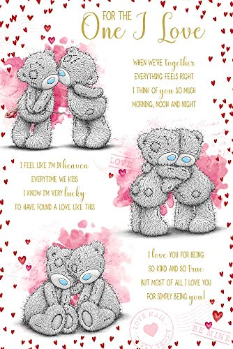 One I Love Me to You Bear Valentines Day Card