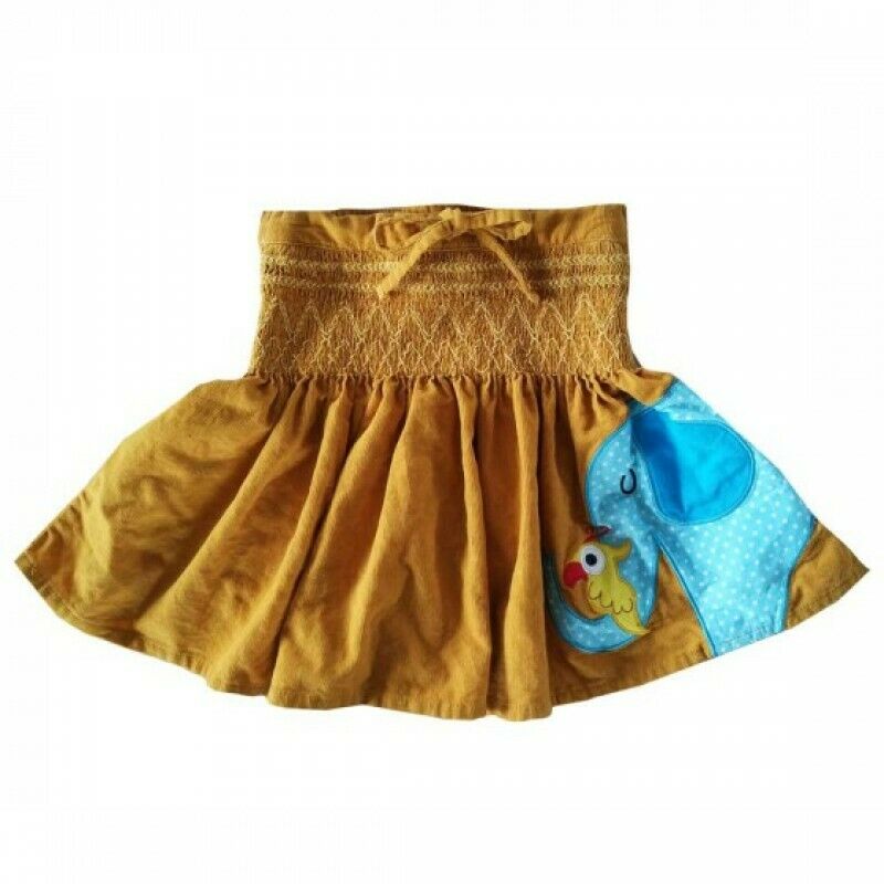Powell Craft Girls elephant Cord Skirt