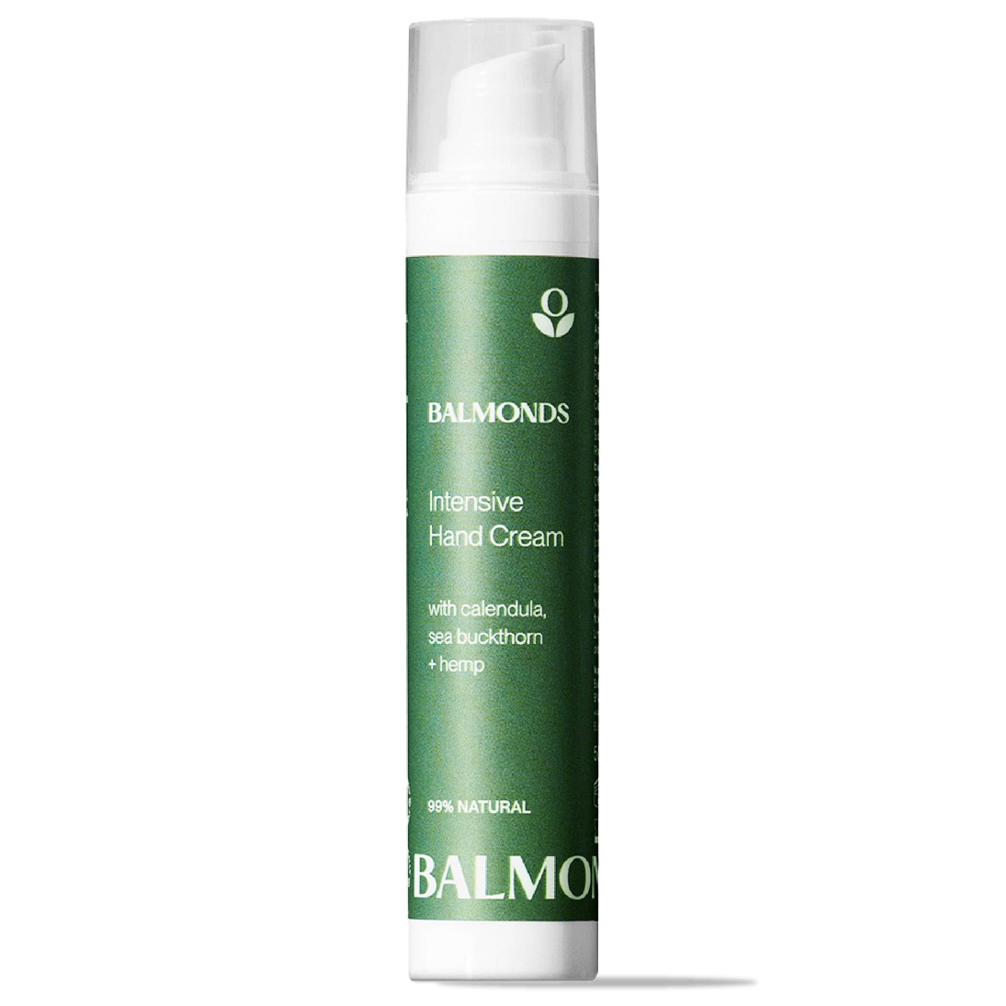 Balmonds Intensive Hand Cream 100ml - Hand Moisturiser for Dry or Sensitive Skin, Effective Natural Unscented Emollient for Hands