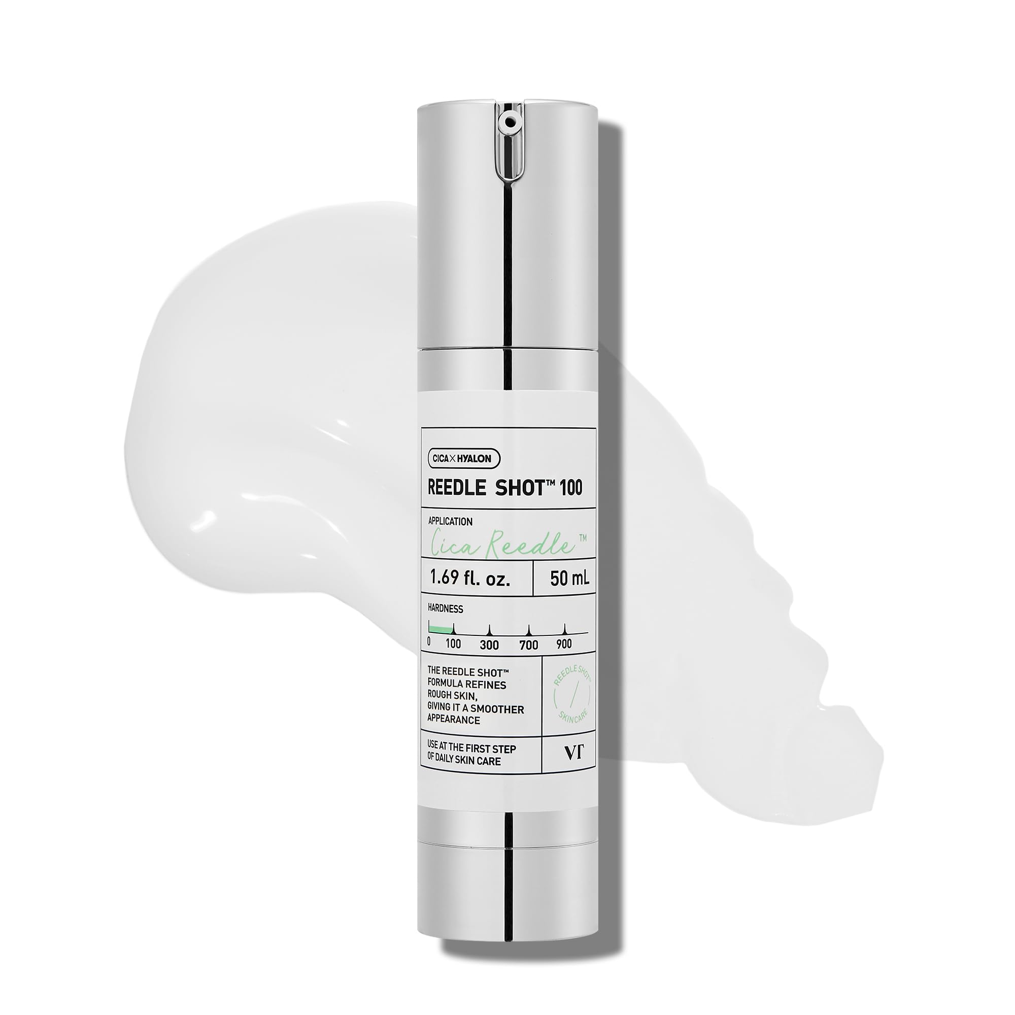 VT COSMETICS CICA Reedle Shot 100, Spicule Microneedling Serum for Pore Care & Exfoliation, Exosome, Centella Asiatica for Glass Skin, Skin Texture,