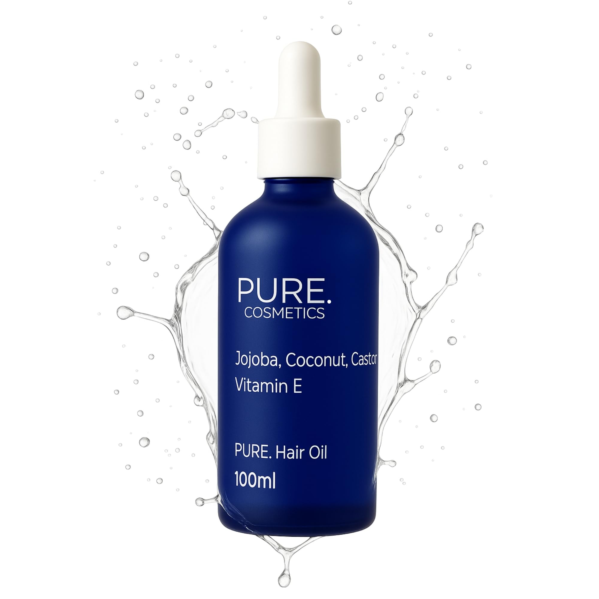 PURE. Scalp & Hair Growth Oil ? Repair Treatment with Castor, Jojoba, Coconut & Vitamin E ? Hot Oil Hair Treatment for Dry Scalp & Prevents Loss,
