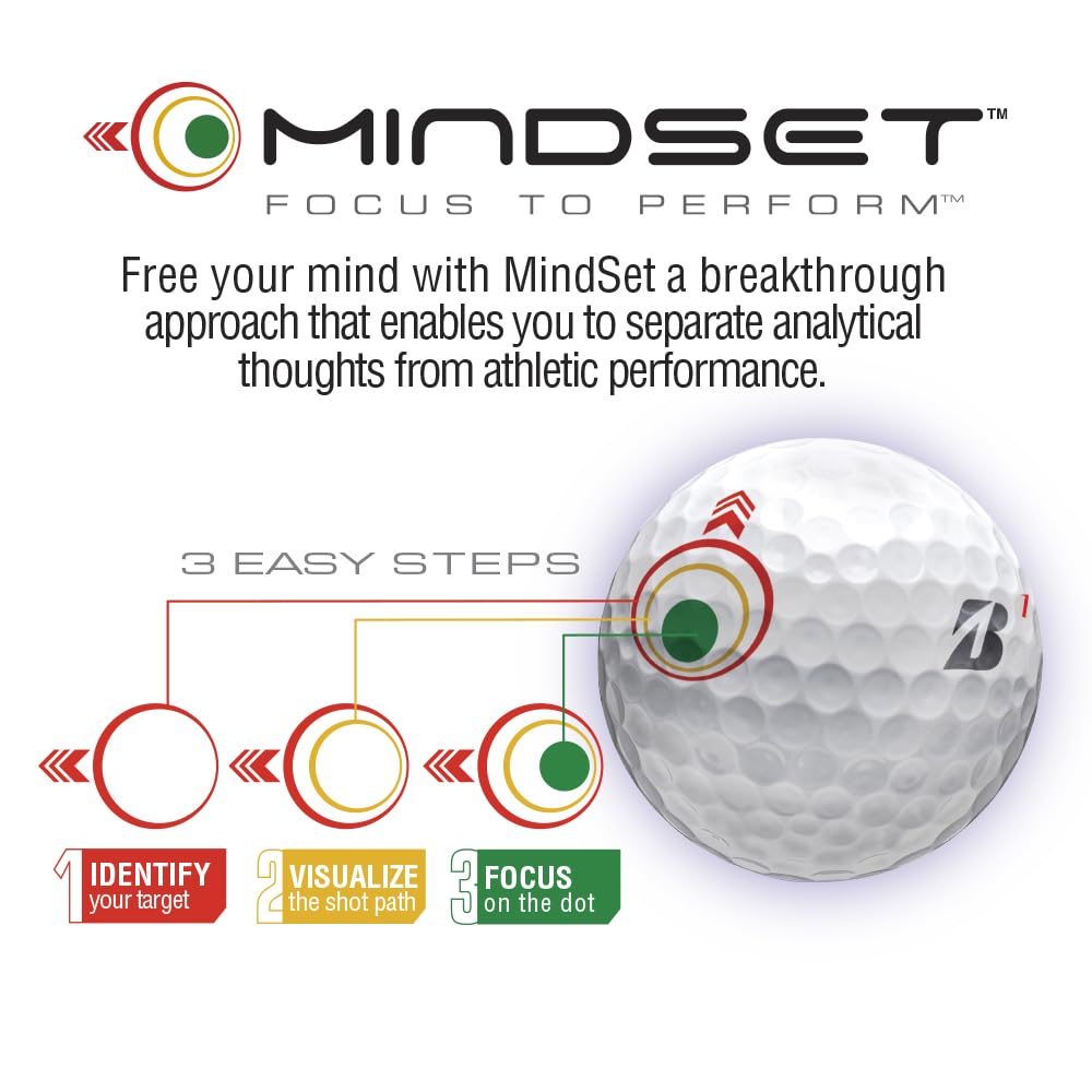Bridgestone Golf 2024 Tour B RXS Mindset White