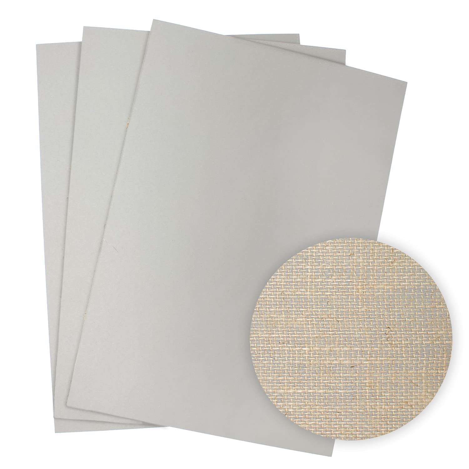 Artway Traditional Lino A2 Sheets Ideal for Printmaking/Lino Printing Pack of 3 Sheets - Grey
