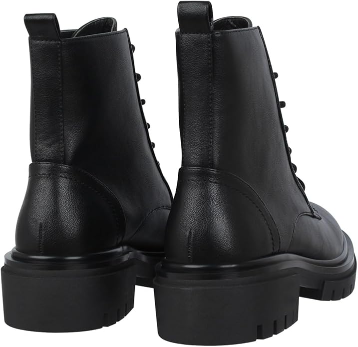 UK 5 I Saw It First Women’s Lace Up Faux Leather Biker Boots – EU 38