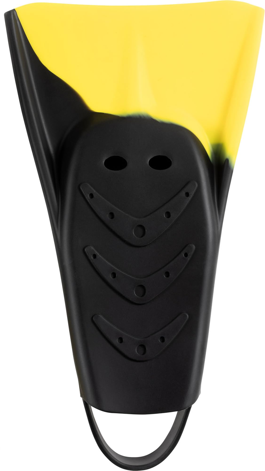 CRESSI Adult Swim Fins - Flexible Silicone for Comfortable and Durable Use, Black/Yellow, 43/45 - Pura: Designed in Italy