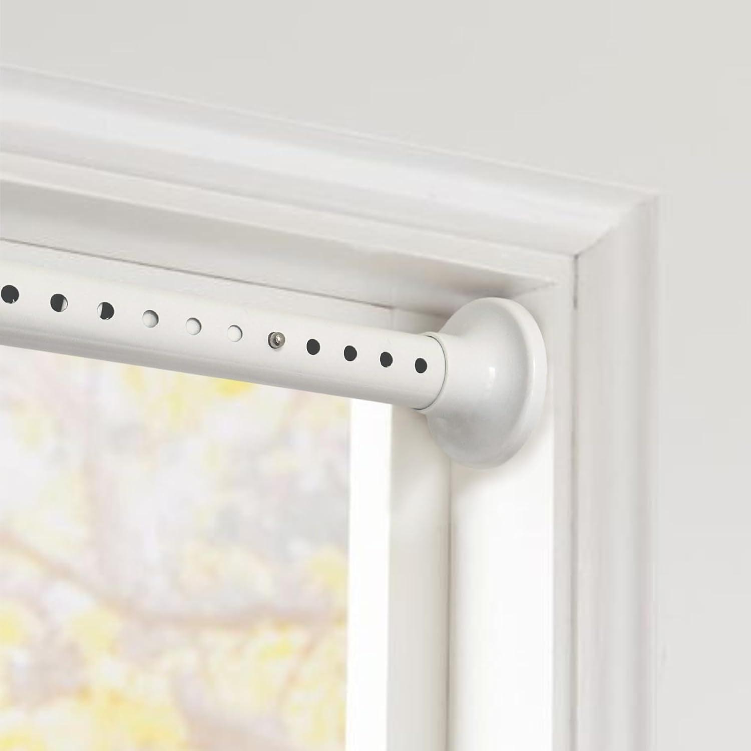 Shower Curtain Rod Extendable 90-140cm Stainless Steel 32mm Window