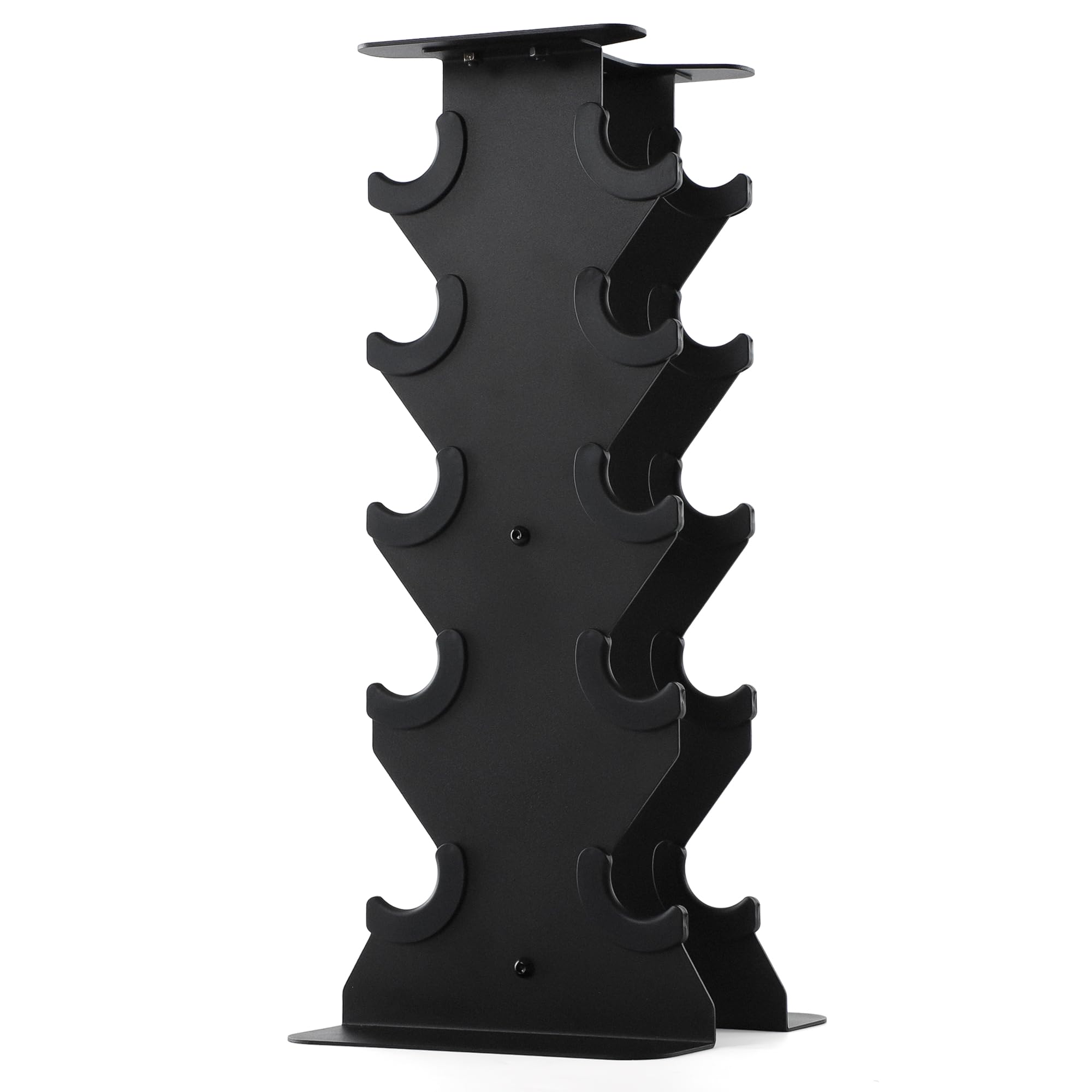 PhysKcal Small Dumbbells Rack, 5-Tier Neoprene Dumbbells Storage Stand, Vertical Dumbbell Tree Stand Weights Holder for Home Gym Exercise Fitness