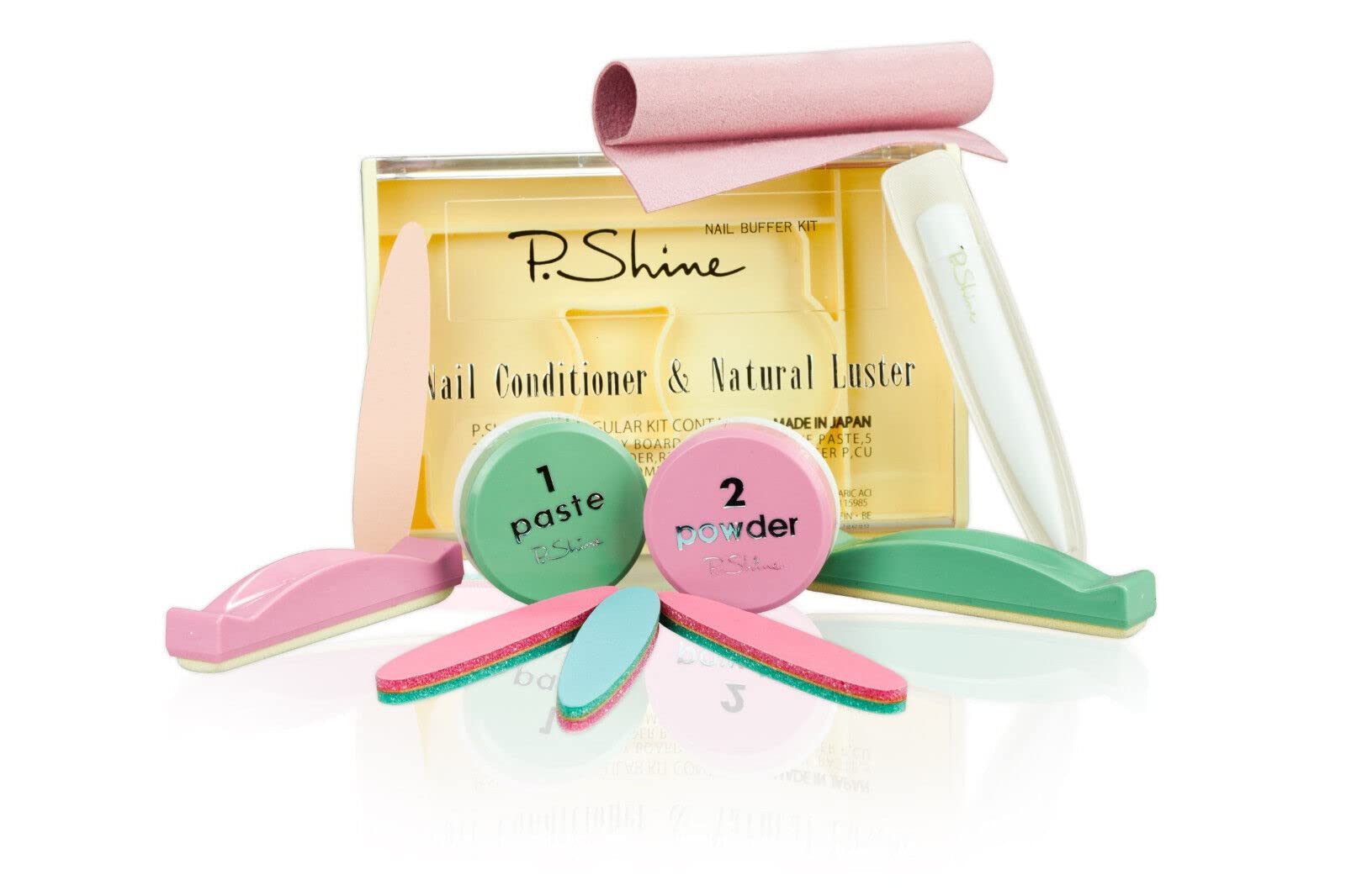 Ocibel France - Japanese Manicure P. Shine Instructions in French Revitalising and Nourishing Care Manicure, Moisturising and Repairing Treatment for