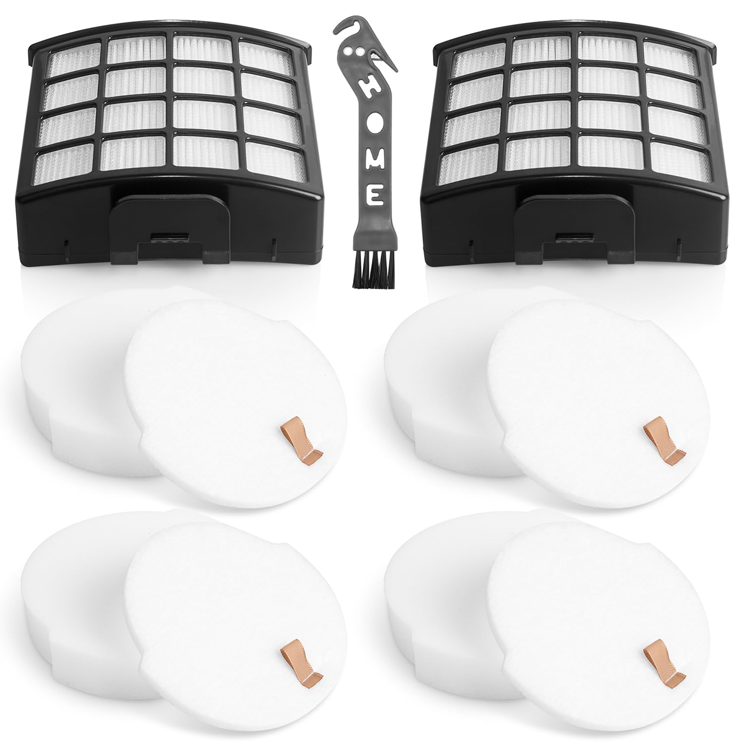 NZ860UKT Filters Replacement for Shark Powered Lift-Away Anti Hair Wrap Vacuum Cleaner NZ850UK NZ850UKT NZ860UK AZ912UK AZ912UKT AZ913UK AZ913UKT, 2