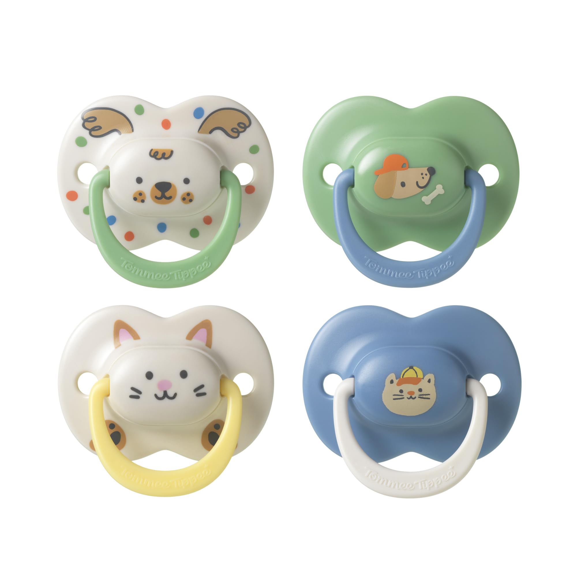 Tommee Tippee Ultimate Fit Soother, 18-36 Months, 4 Pack, Orthodontic Dummy for Babies, Symmetrical Teat, Air Holes, 100% BPA Free Silicone,