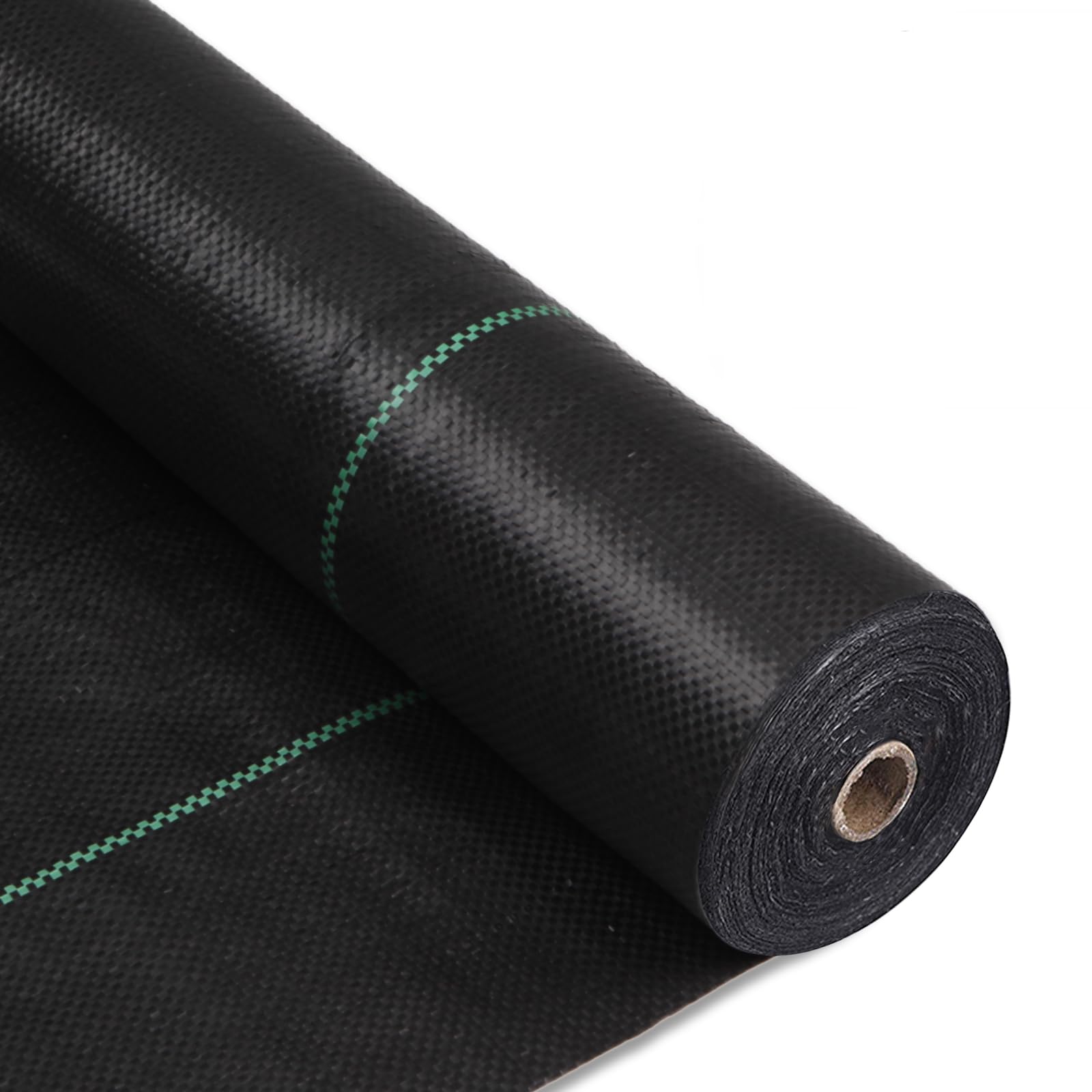 MLZPU 2m x 50m Heavy Duty Weed Control Membrane Garden Weed Barrier Fabric for Landscaping Driveway Gravel Artificial Grass Lawn Underlay Gadern