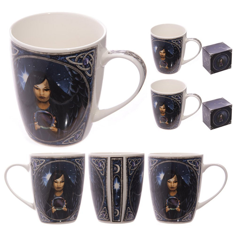 Set of 2 MULP11 - Lisa Parker Dark Angel Bone China Mug
