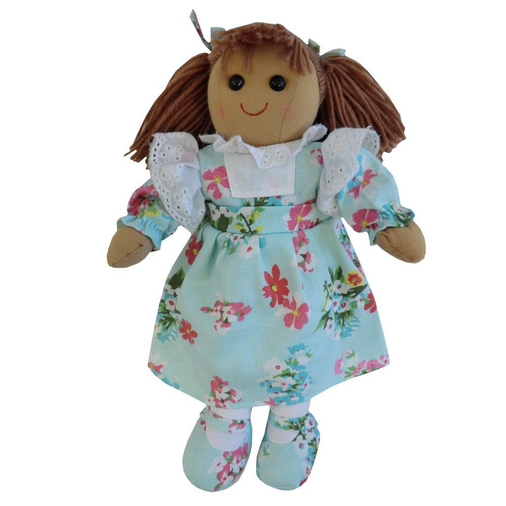 light blue floral ragdoll small