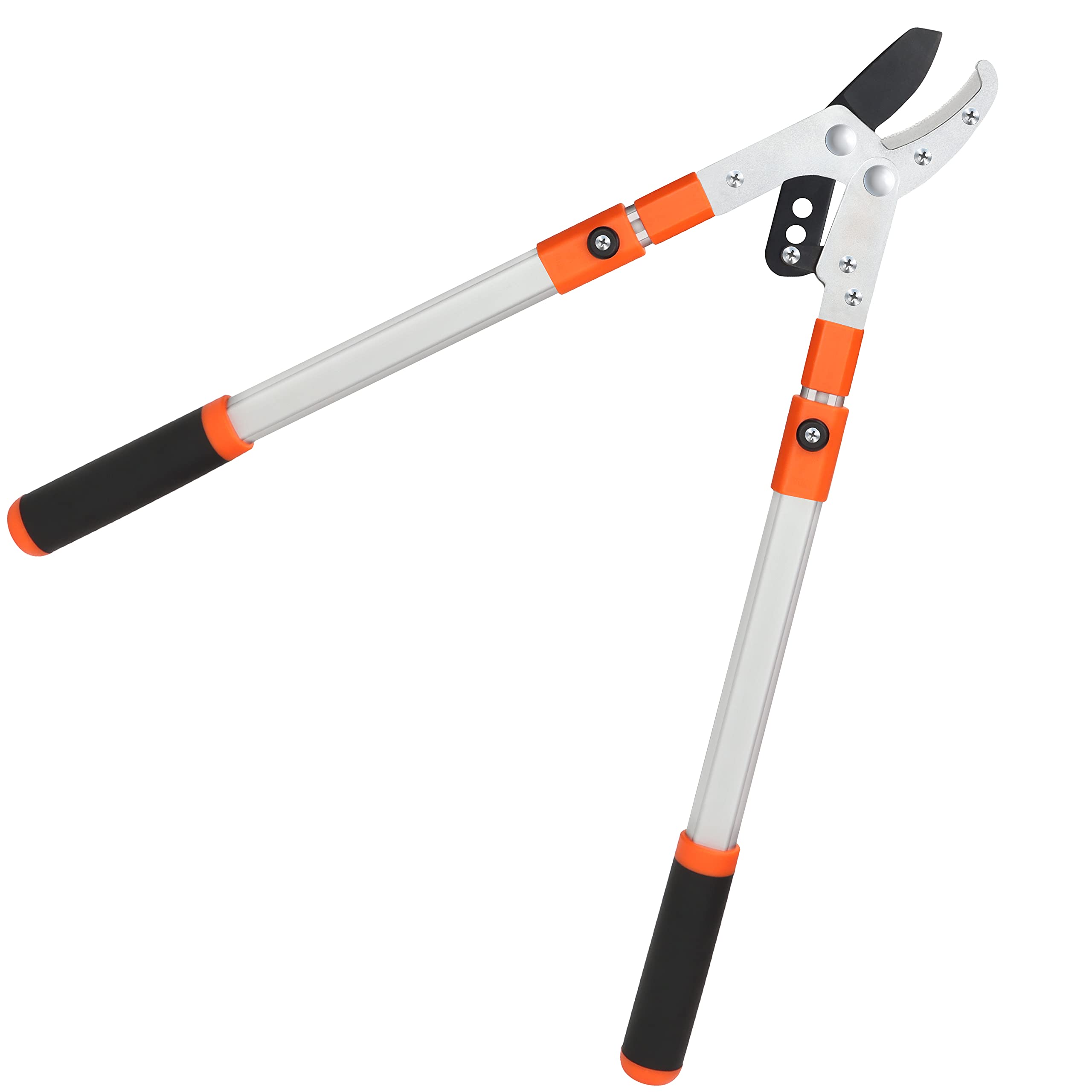 Kurtzy Heavy Duty Telescopic Anvil Lopper - 67-100cm / 26.38-39.37 Inches - Extendable Garden Tree & Branch Cutter - Professional Razor Blade Trimmer