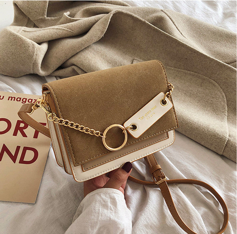 New Korean Frosted Messenger Bag In Autumn And Winter Of