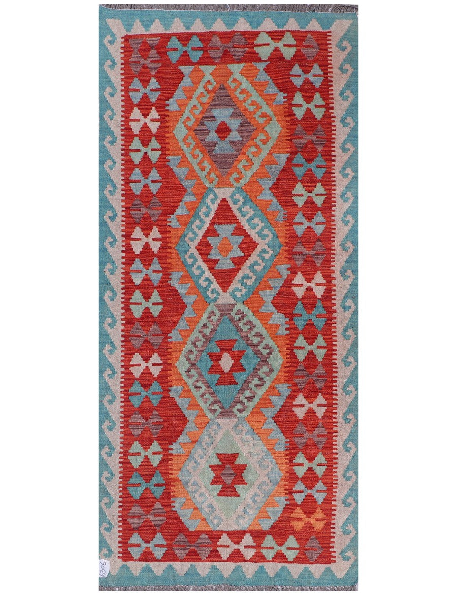 Maimana Kilim - 197 x 87 cm