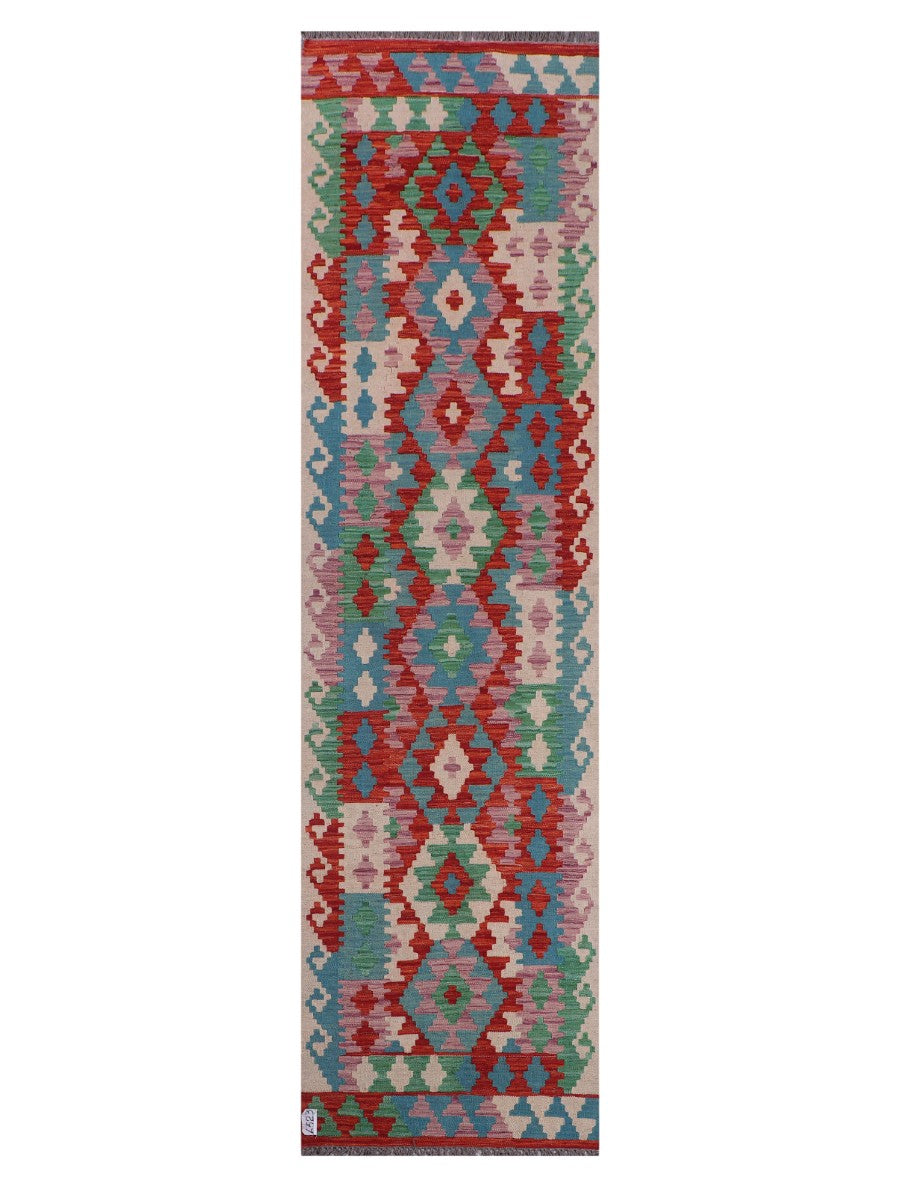 Maimana Kilim Runner - 286 x 76 cm