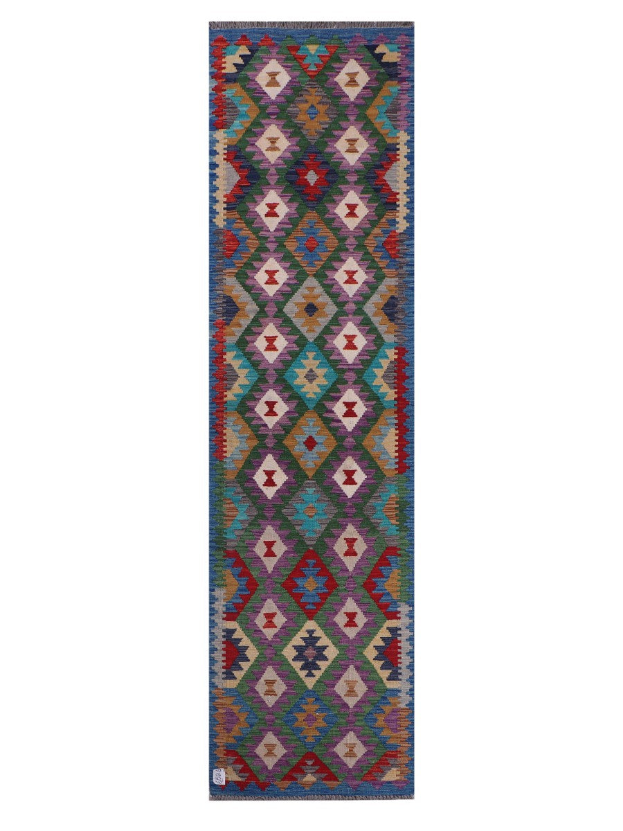 Maimana Kilim Runner - 303 x 80 cm