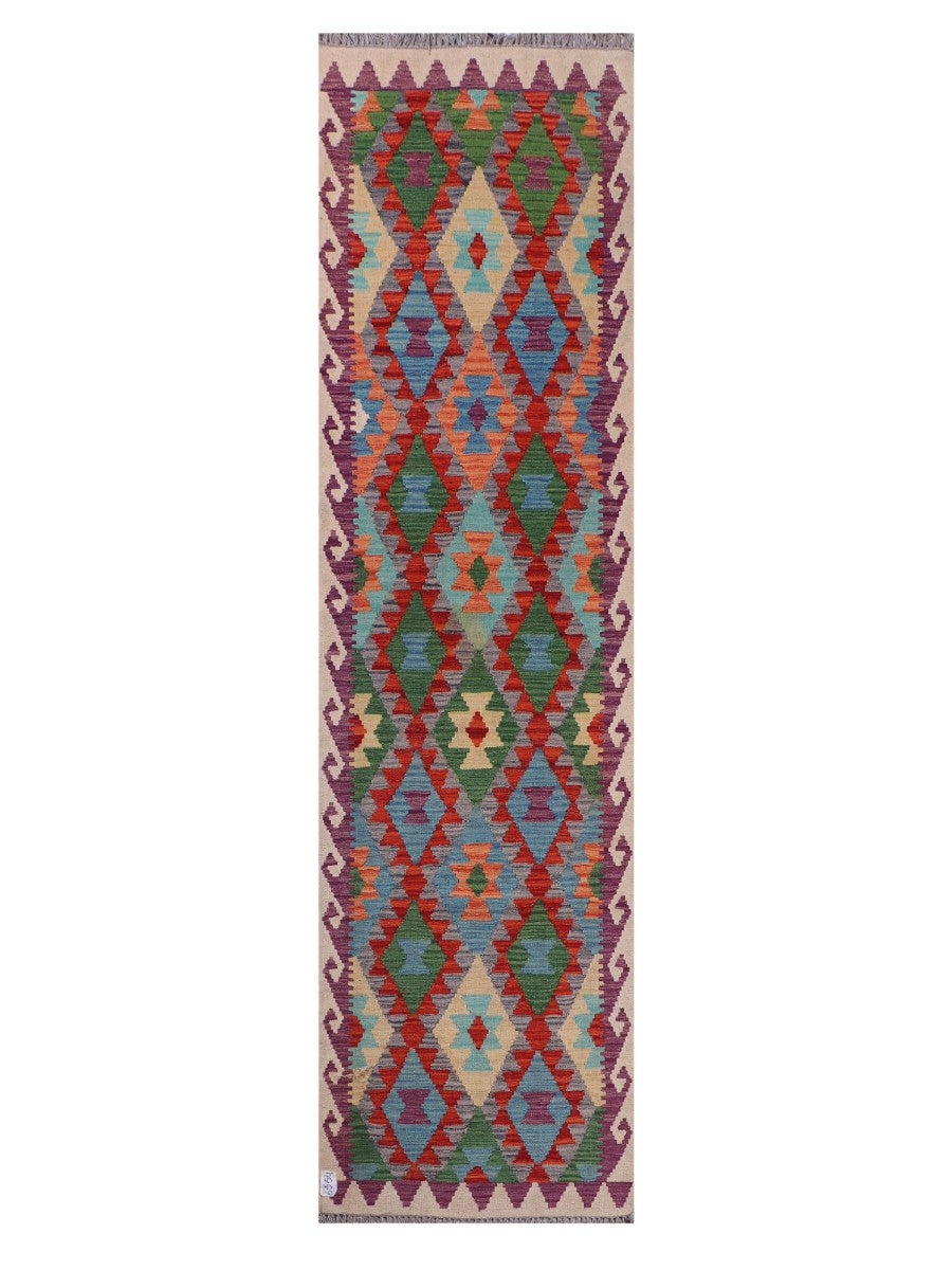 Maimana Kilim Runner - 294 x 78 cm