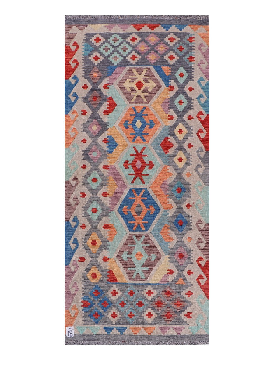 Maimana Kilim - 198 x 87 cm